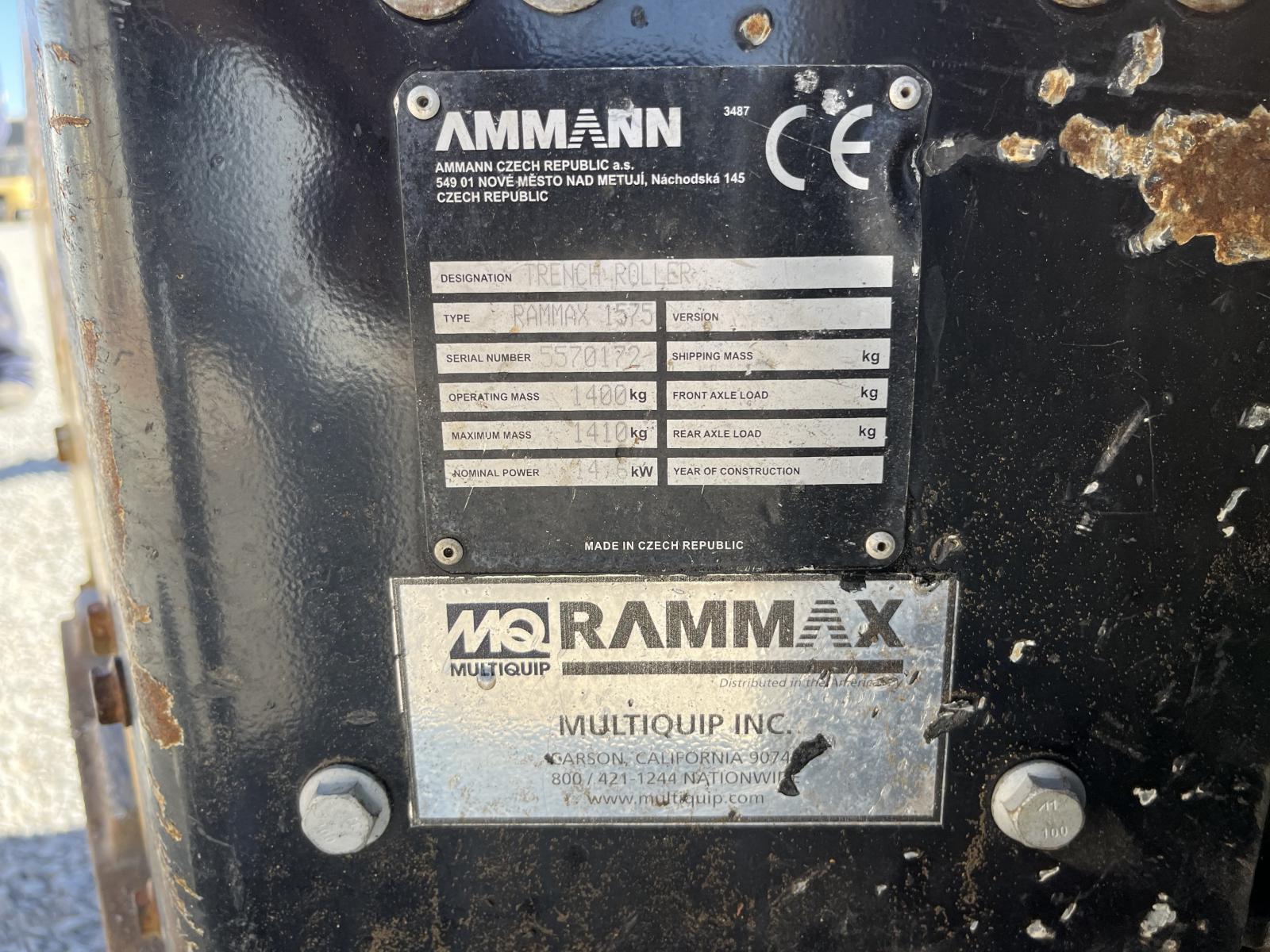 MULTIQUIP RAMMAX 1575